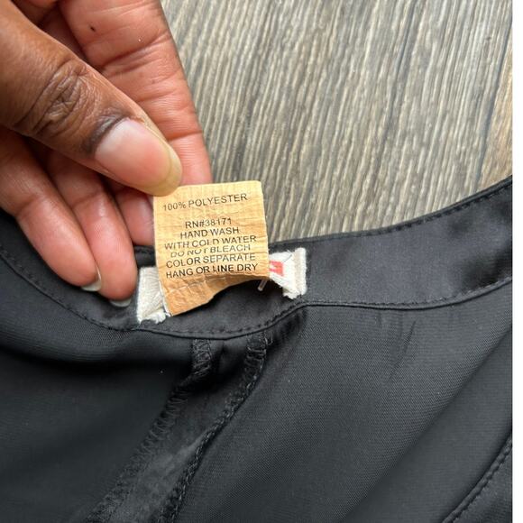 Lucca Black Puff Sleeve Babydoll Dress Size Small - Picture 8 of 8